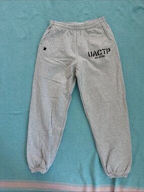 UACTP x Undefeated Gray Jiu Jitsu Sweatpants M